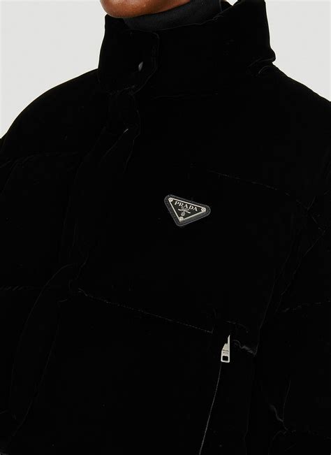 prada velour jacket|Prada puffer jackets.